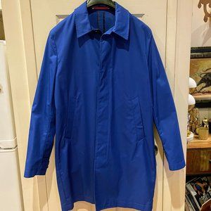 Paul Smith Cobalt Blue Medium Trench Coat Jacket NEW Never Worn